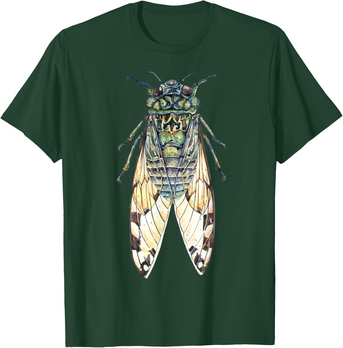 CICADA Insect Great Eastern Brood X USA 2024 Magicicada T-Shirt - T-Shirt | Forest