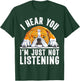 Funny English Bulldog I'm Not Listening Bulldog Lover T-Shirt - T-Shirt | Forest