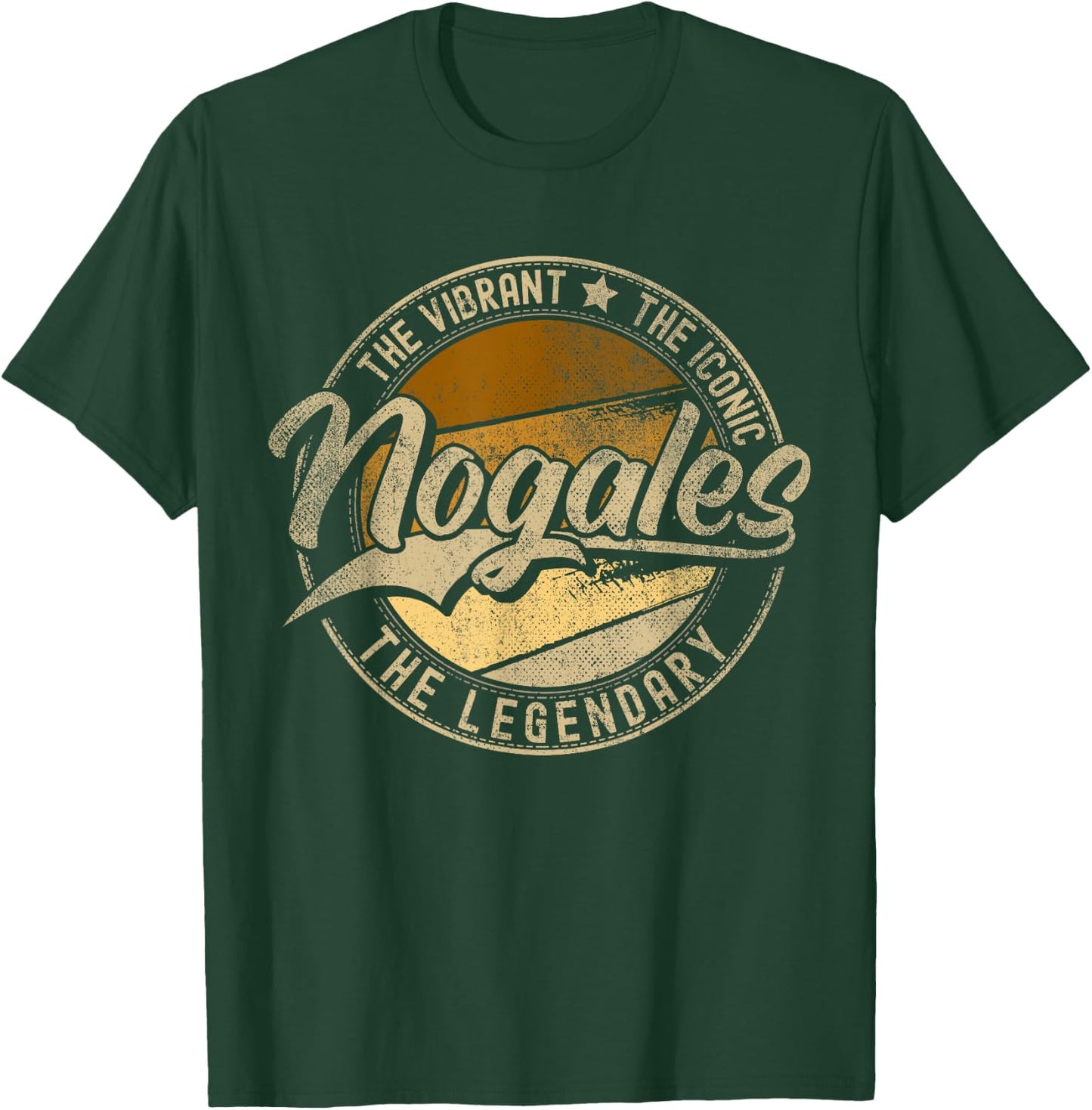 Nogales AZ | Arizona | Vintage Distressed T-Shirt - T-Shirt | Forest