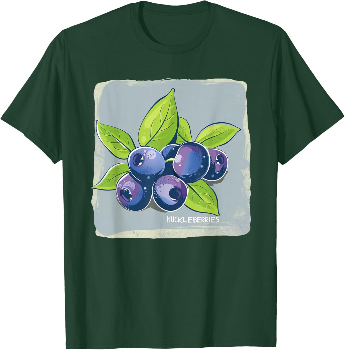 Cool Huckleberry Costume for Fruits Lovers T-Shirt - T-Shirt | Forest