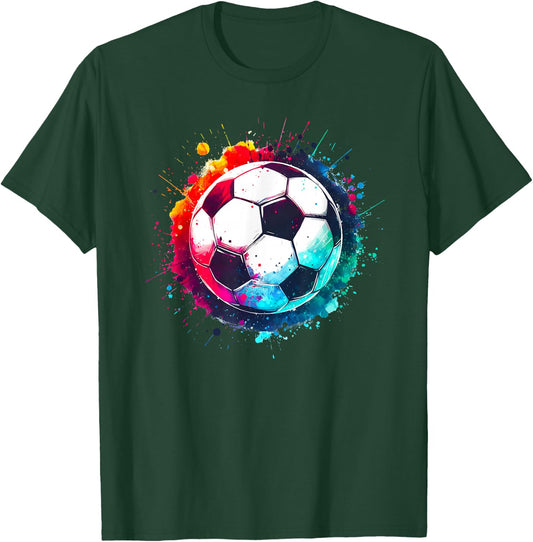 Tie Dye Football for All Football Lovers, Men, Women and T-Shirt - T-Shirt | Forest