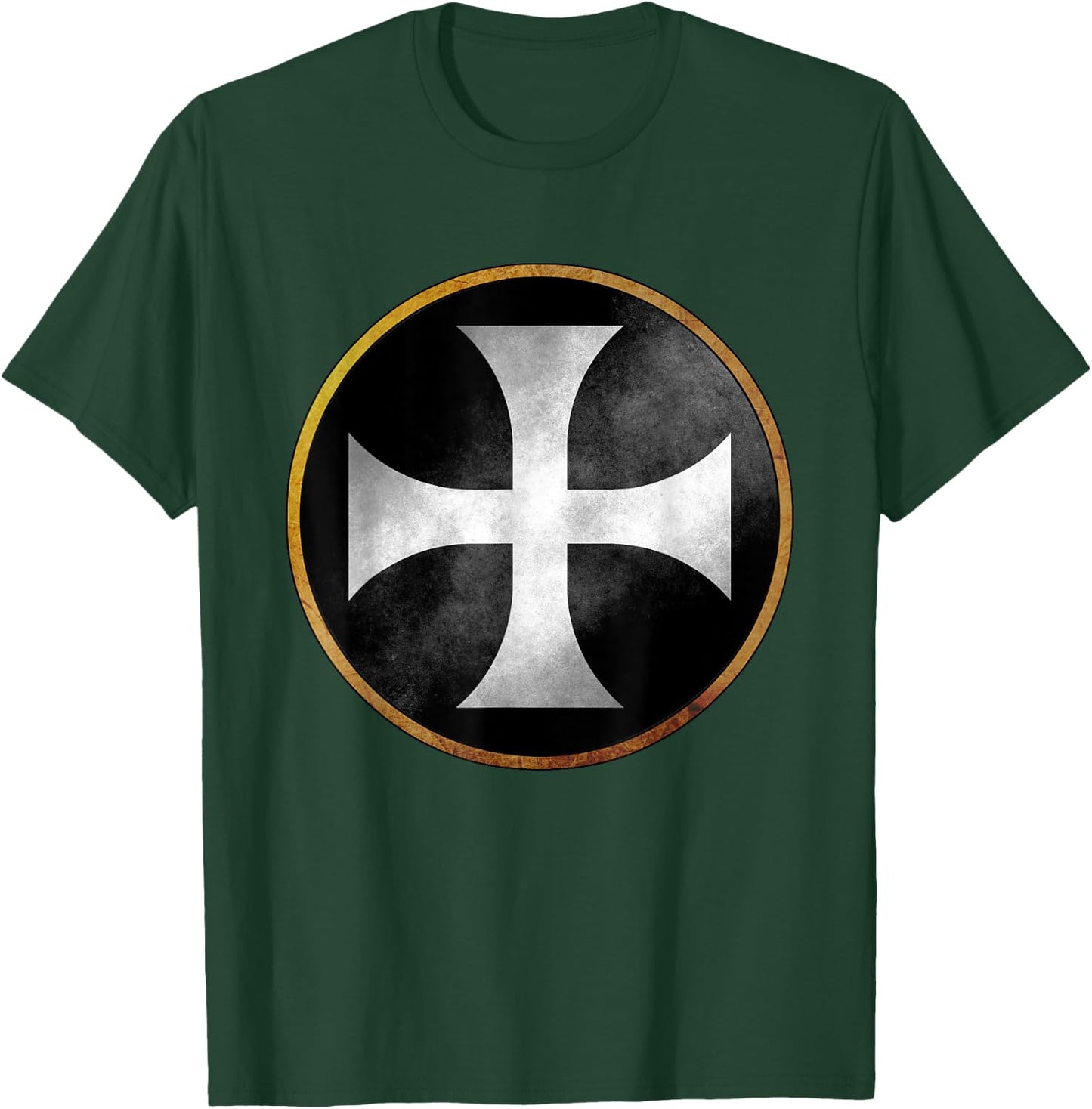 Knights Templar Cross T-Shirt - T-Shirt | Forest