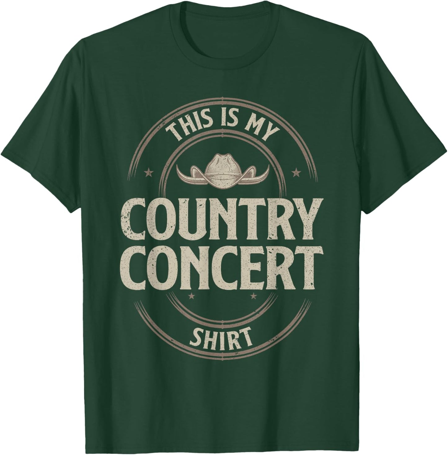 Cool Country Concert Art Women Country Music Lover T-Shirt - T-Shirt | Forest