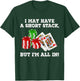 I May Have A Short Stack But I'm All In Funny Apparel T-Shirt - T-Shirt | Forest