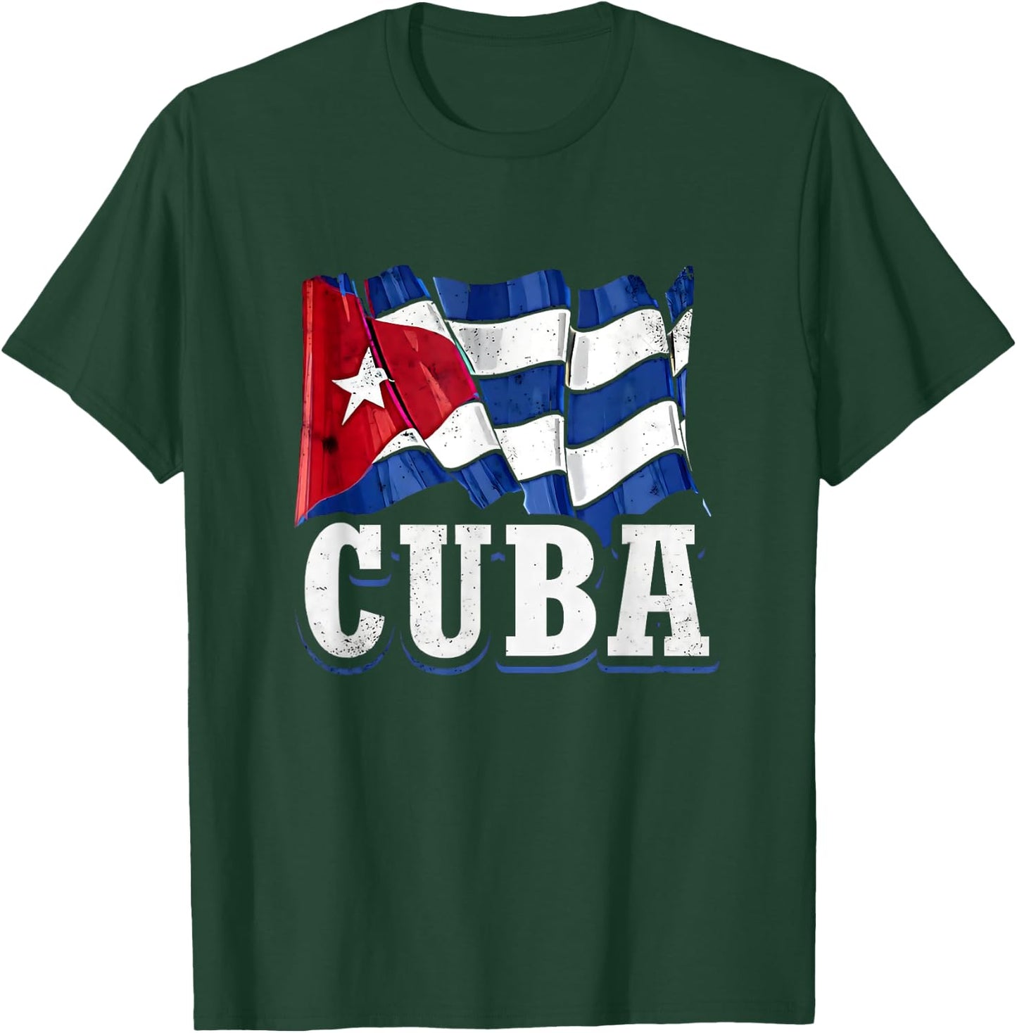 Cuba flag , cuban maps, cuba and men T-Shirt - T-Shirt | Forest