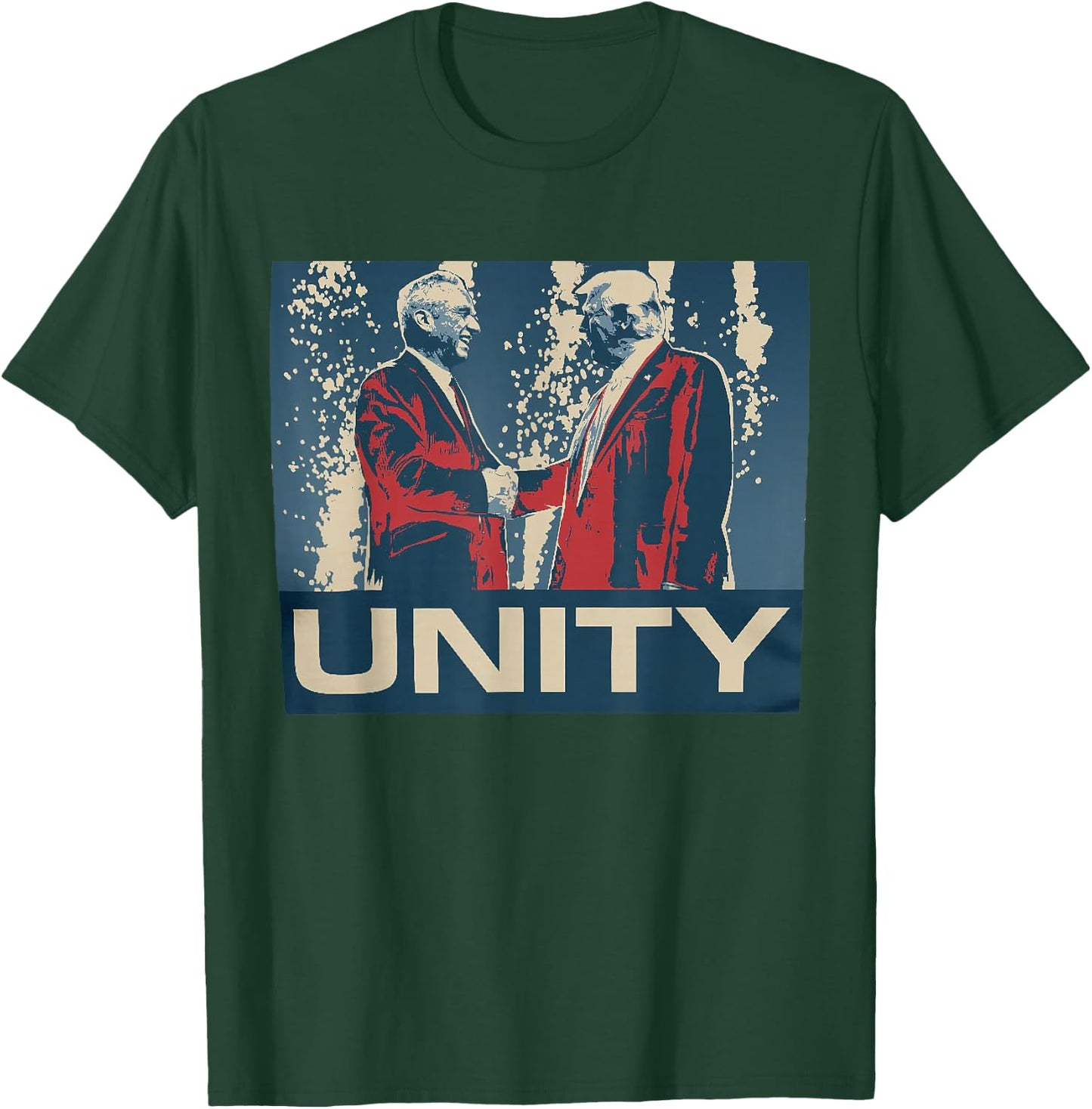 Vintage Retro Robert Kennedy Jr. RFK JR For Trump Unity 2024 T-Shirt - T-Shirt | Forest