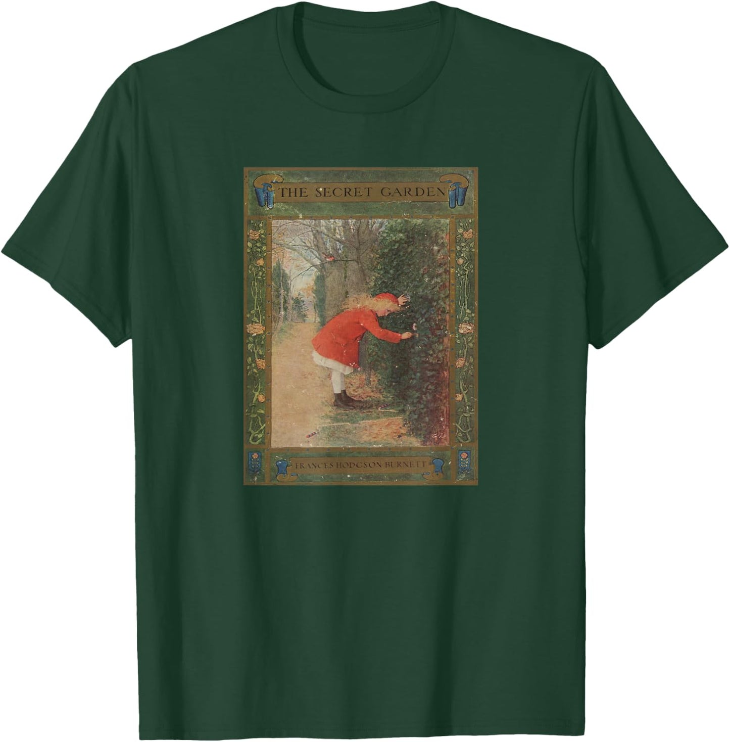 The Secret Garden Book Cover T-Shirt - T-Shirt | Forest