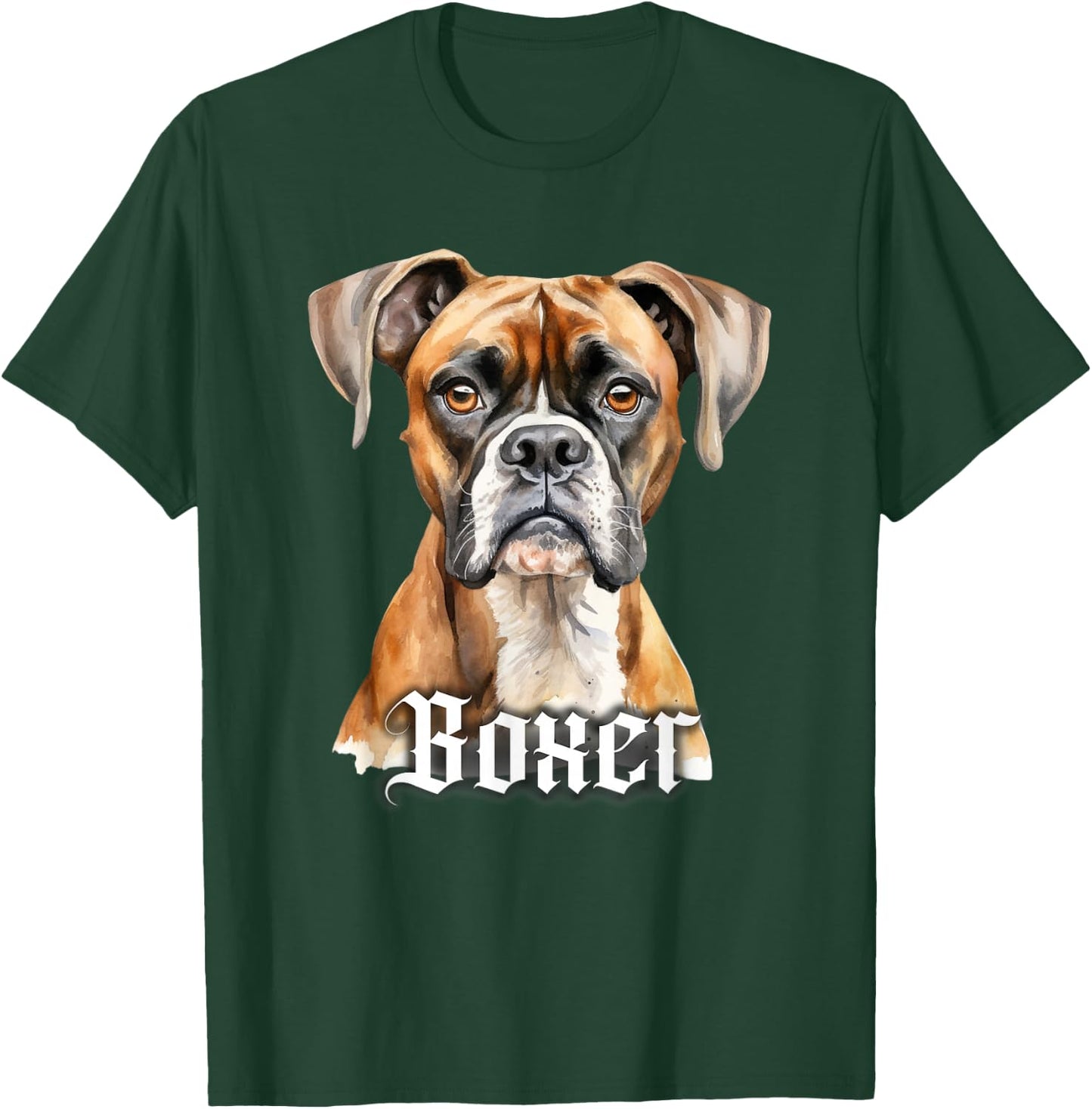 Boxer Dog T-Shirt - T-Shirt | Forest