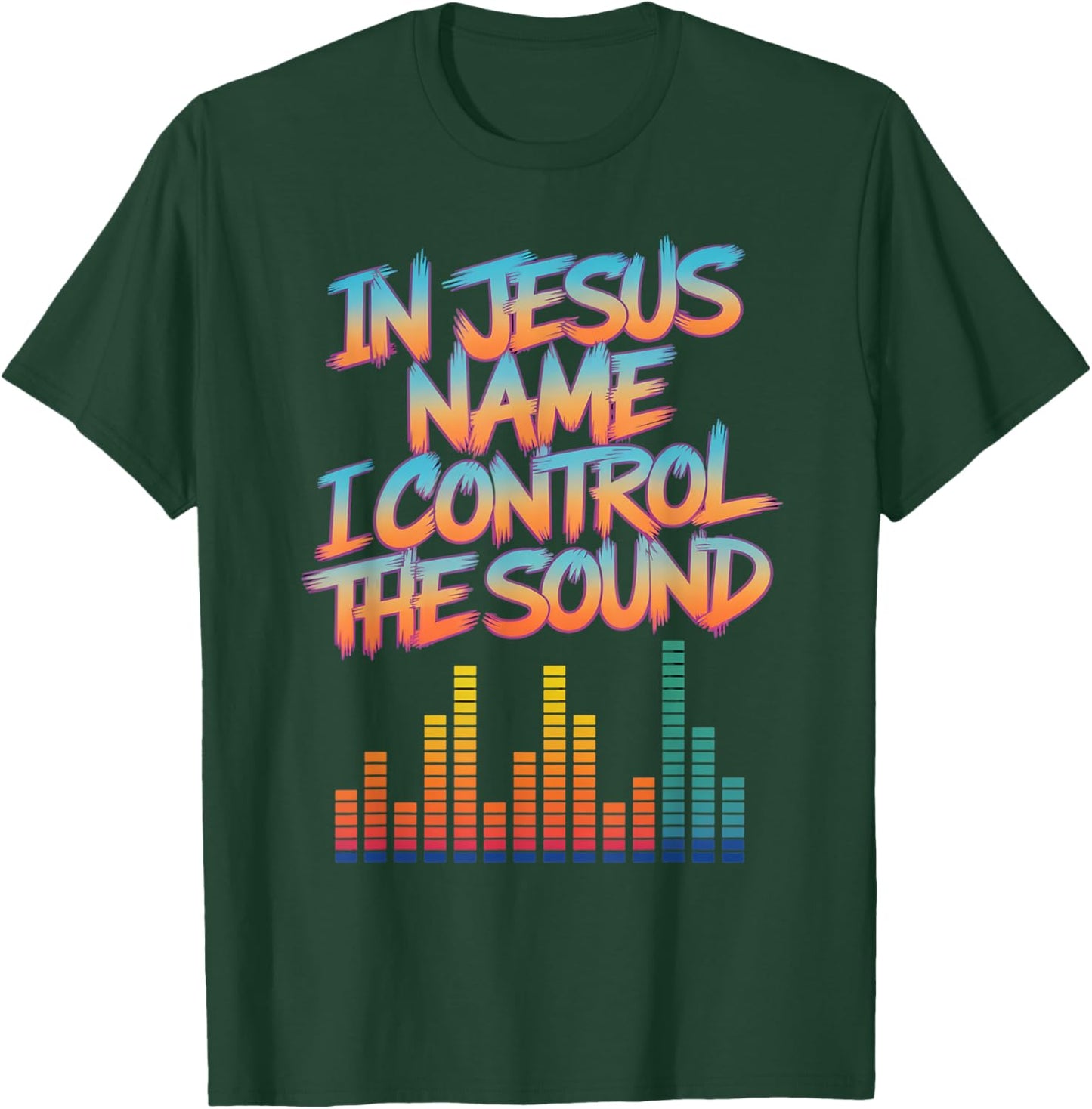 I Control Sound Recording Technician Church Sound Engineer T-Shirt - T-Shirt | Forest