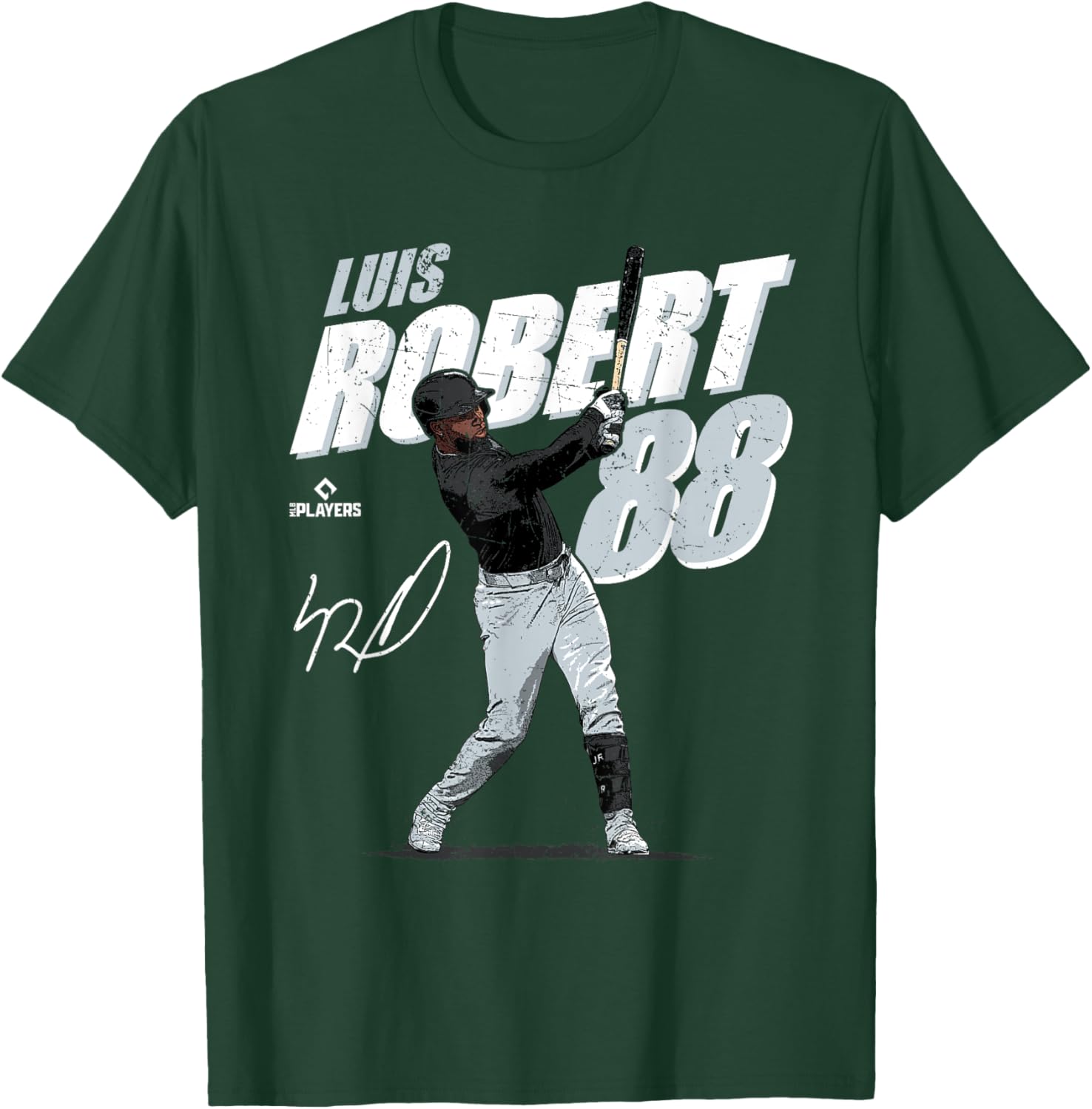 Luis Robert | Chicago Baseball Players | MLBLRT3001 T-Shirt - T-Shirt | Forest