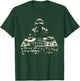 Turntable Camouflage - Vintage DJ Vinyl Music Lover T-Shirt - T-Shirt | Forest
