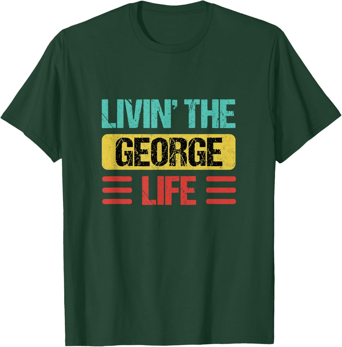 George Name T-Shirt - T-Shirt | Forest