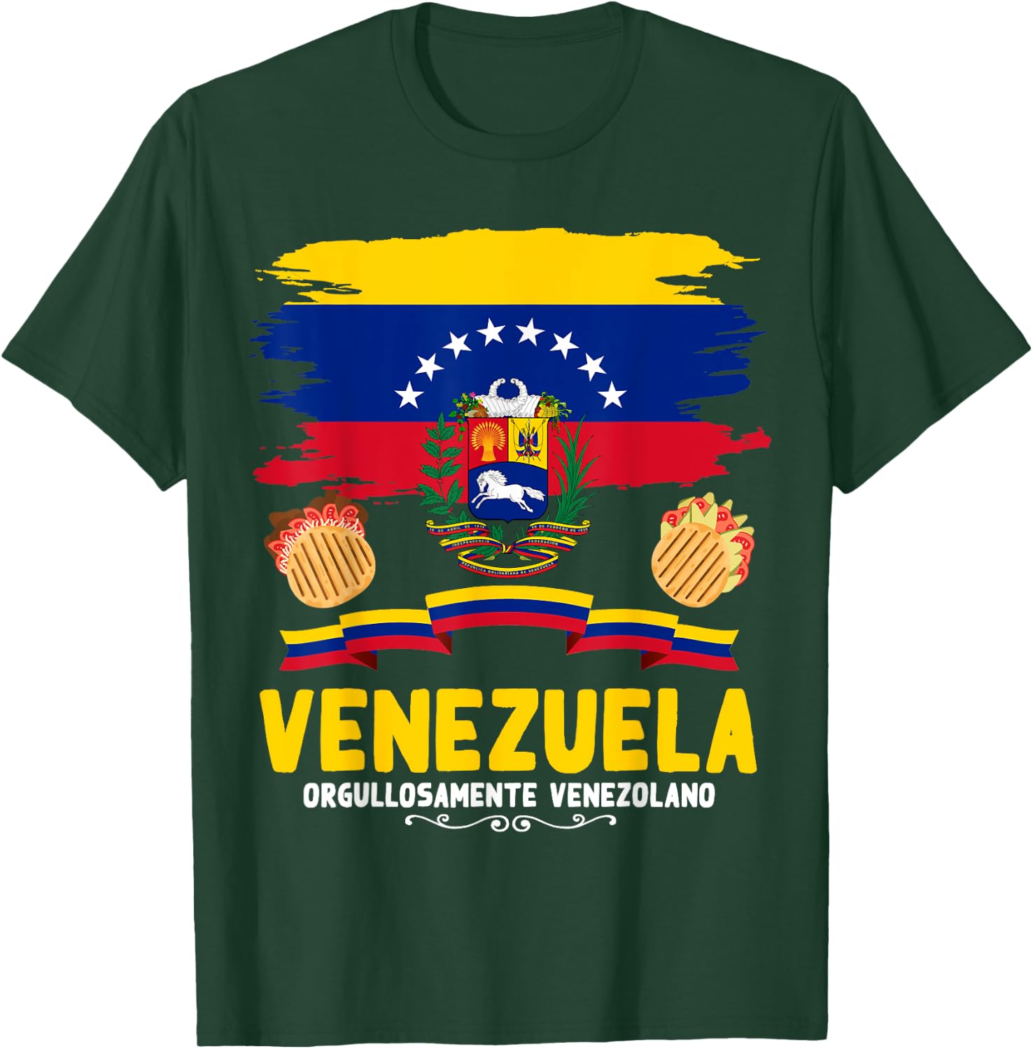 Venezuela Flag Outfit Idea For Kids & Venezuelan Flag T-Shirt - T-Shirt | Forest