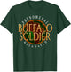 Buffalo Soldier Phenomenal Melanated Legacy Art T-Shirt - T-Shirt | Forest