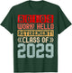 Retirement Funny Adios Retirement Class of 2029 T-Shirt - T-Shirt | Forest
