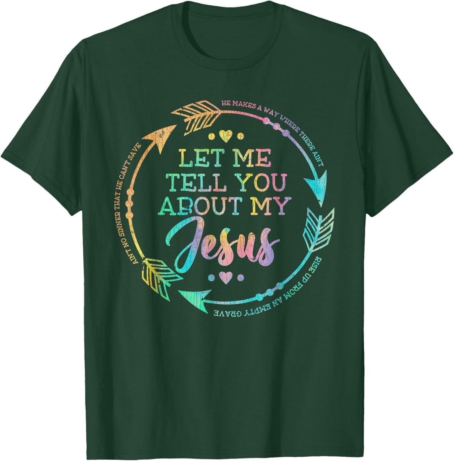 Vintage Retro Christian Gift Let Me Tell You About My Jesus T-Shirt - T-Shirt | Forest