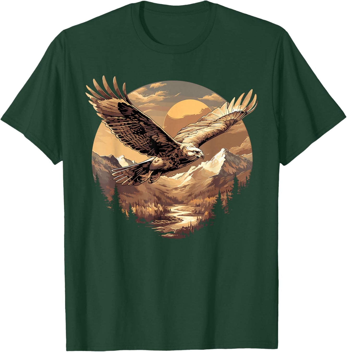 Hawks Hawk T-Shirt - T-Shirt | Forest