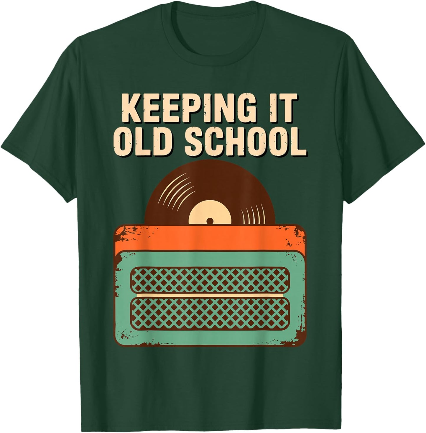 Best Vinyl Art Women Music DJ Vinyl Record Collector T-Shirt - T-Shirt | Forest