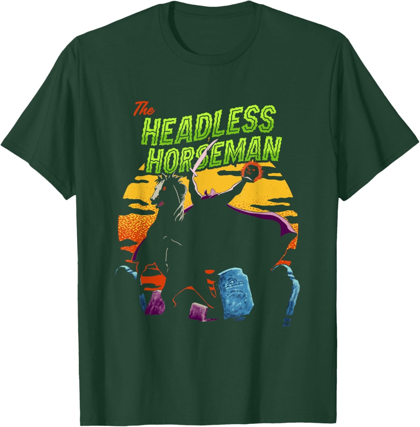 Disney The Adventures of Ichabod and Mr. Toad Halloween Logo T-Shirt - T-Shirt | Forest