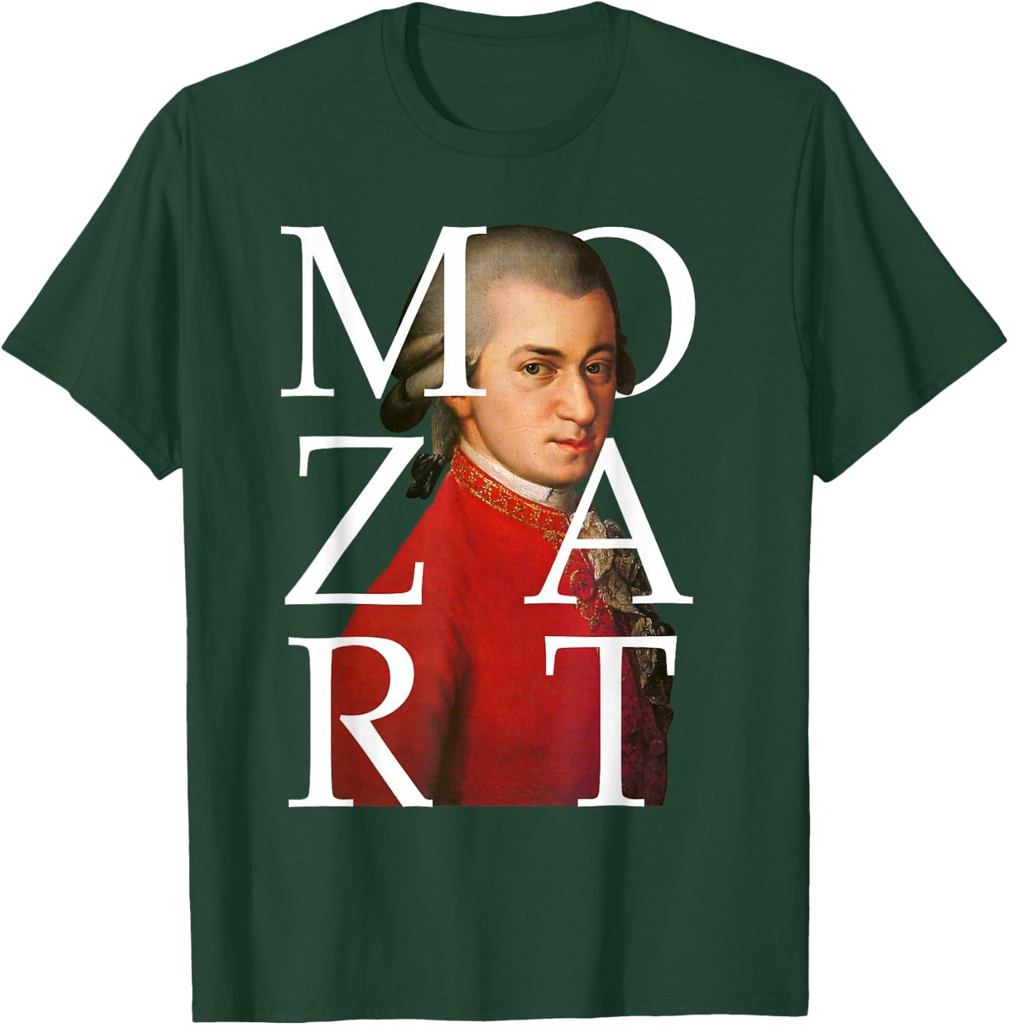 Composer of Classical Music Mozart T-Shirt - T-Shirt | Forest