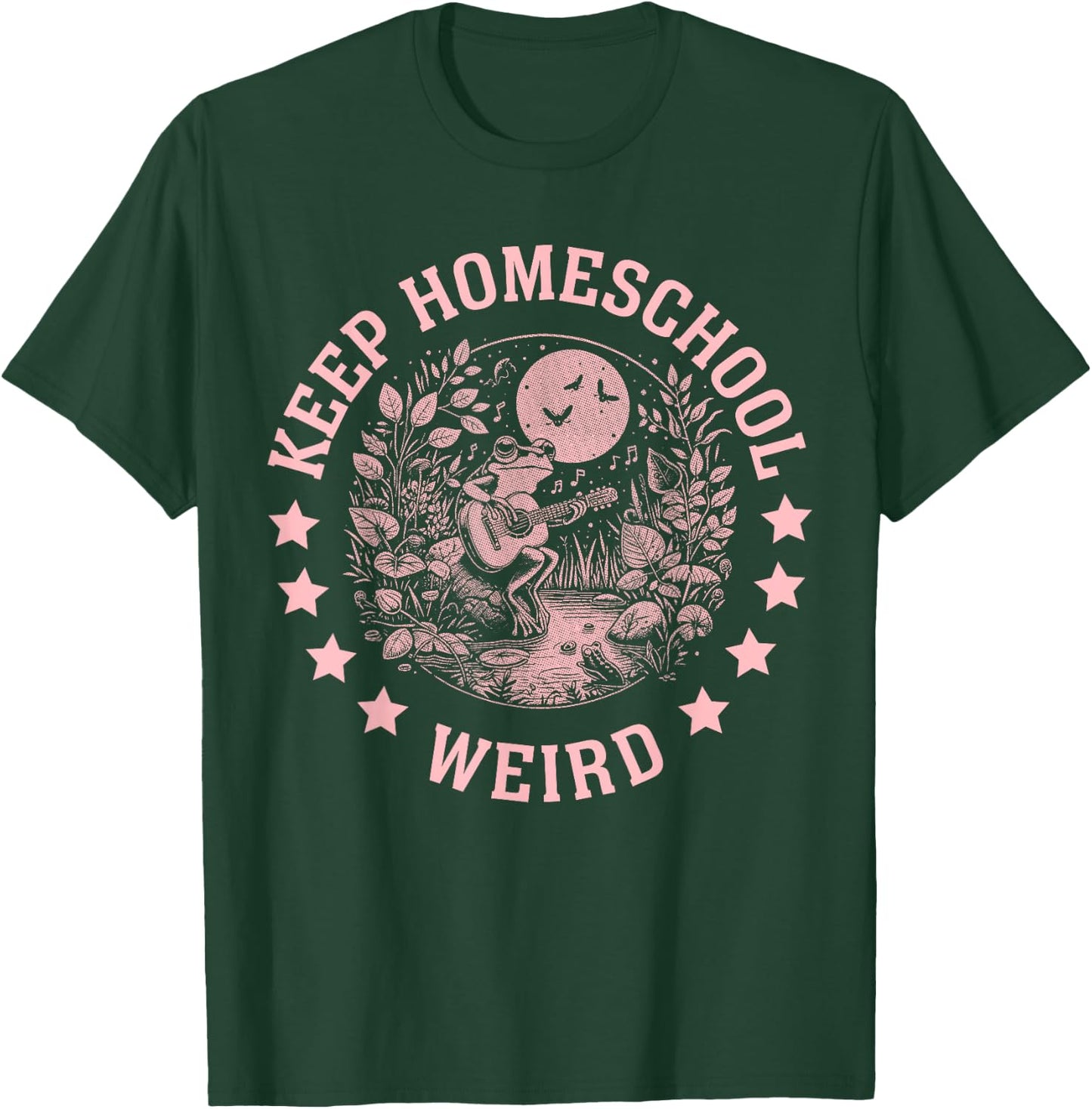 Keep Homeschool Weird T-Shirt - T-Shirt | Forest