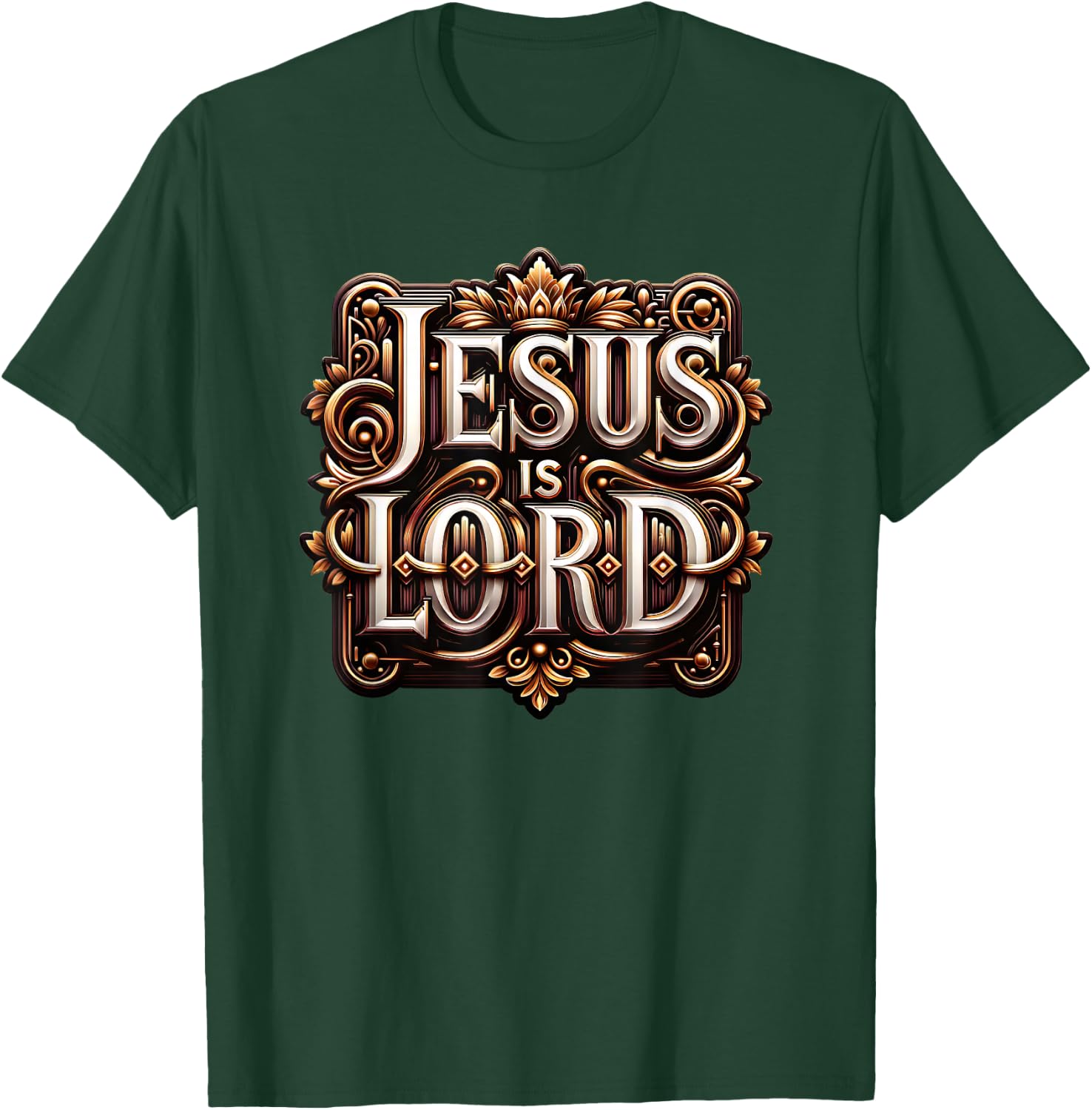 Jesus is Lord Christ T-Shirt - T-Shirt | Forest