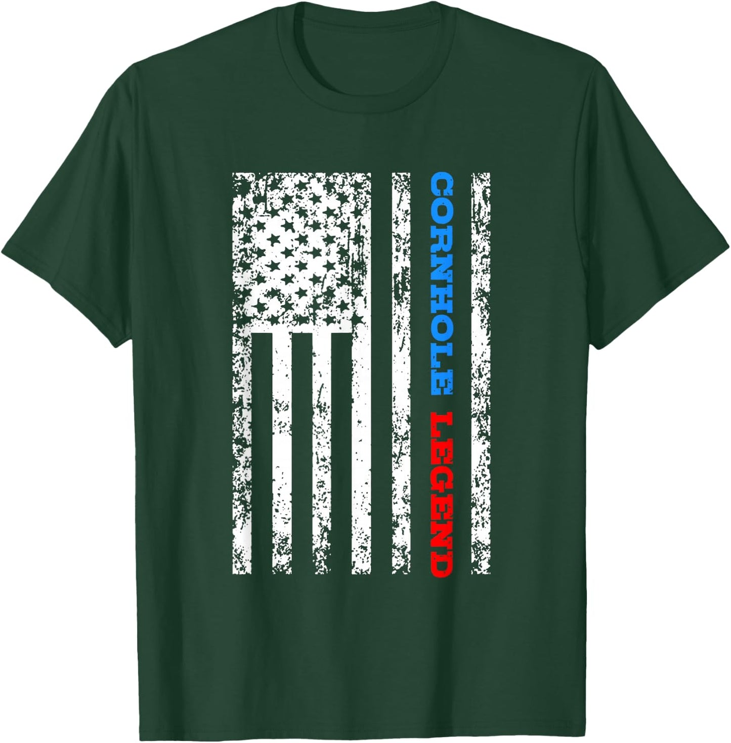 Cornhole Champion Bean Bag Corn Hole Toss Gift T-Shirt - T-Shirt | Forest