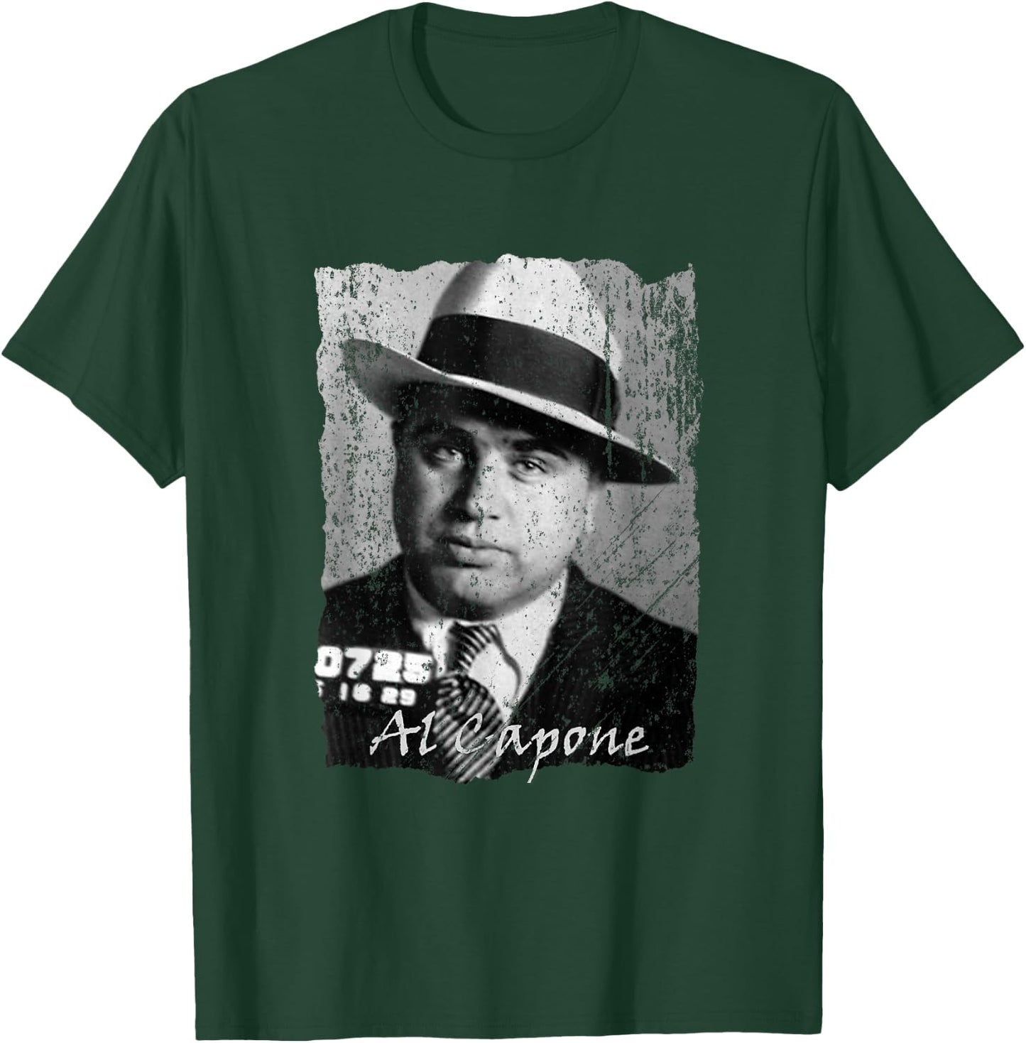 LiminalThreads Gangsters, Capone - Men's Black Solid Retro Round Neck Sleeveless Classic Fit T-Shirt - T-Shirt | Forest