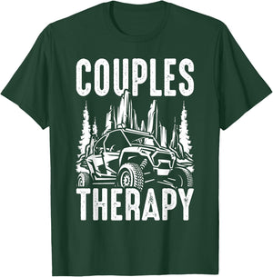 UTV Side By Side Couples Therapy T-Shirt - T-Shirt | Forest
