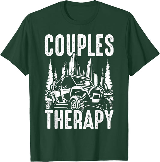 UTV Side By Side Couples Therapy T-Shirt - T-Shirt | Forest