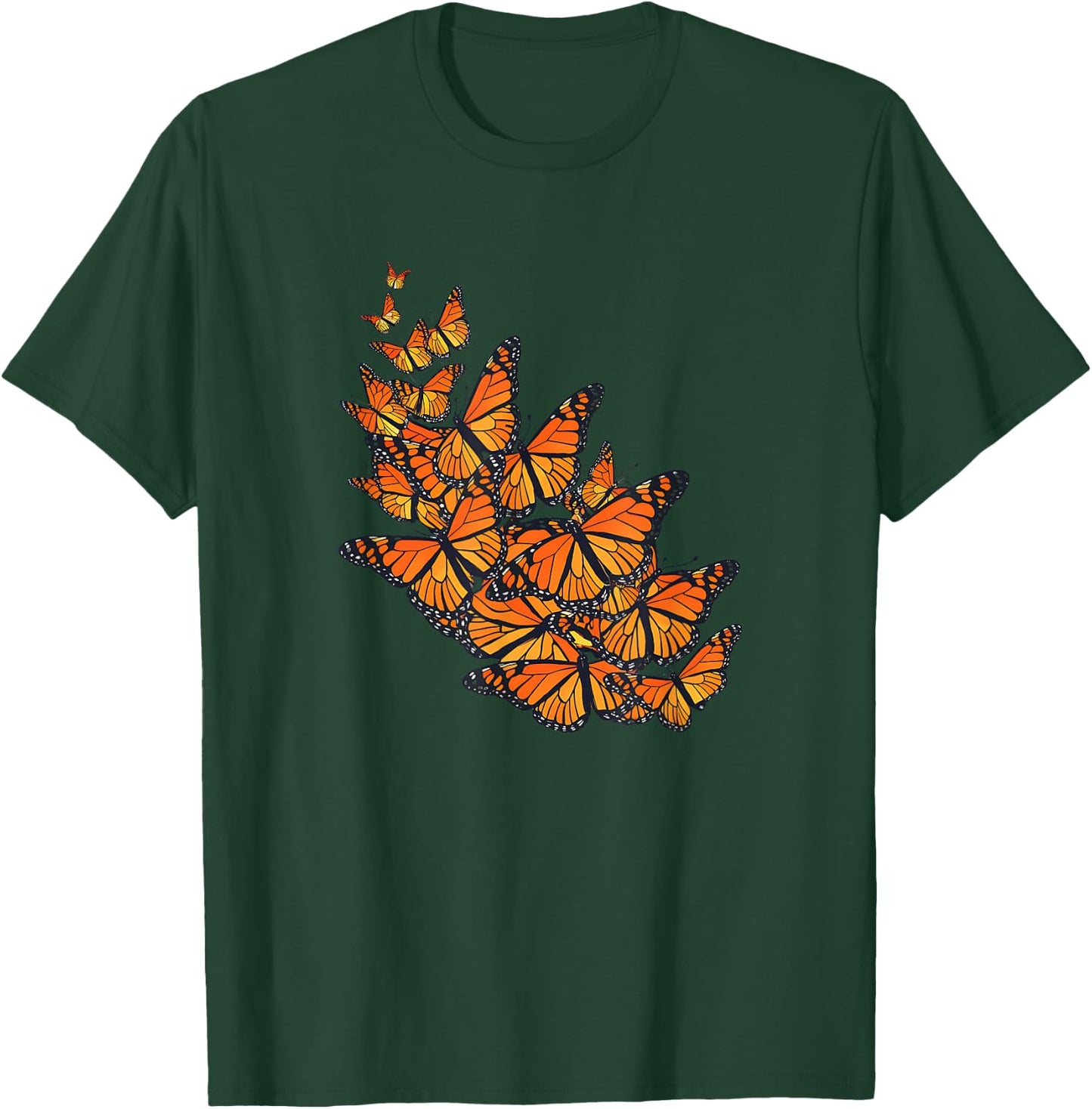 Monarch Butterfly Cute Butterflies Lover Inspirational Fun T-Shirt - T-Shirt | Forest