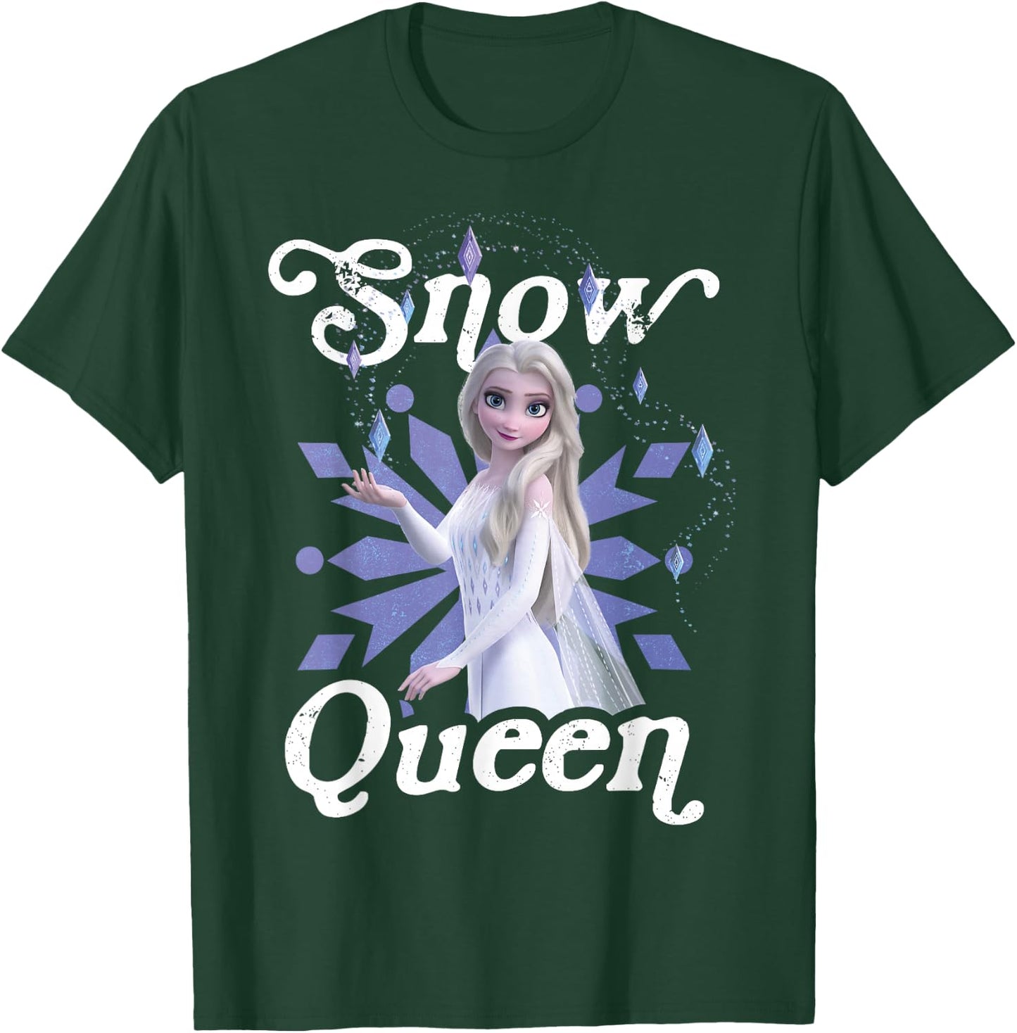 Disney Frozen 2 Elsa Snow Queen Portrait T-Shirt - T-Shirt | Forest
