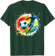 Football Player Sport Vintage Men Boys Football T-Shirt - T-Shirt | Forest