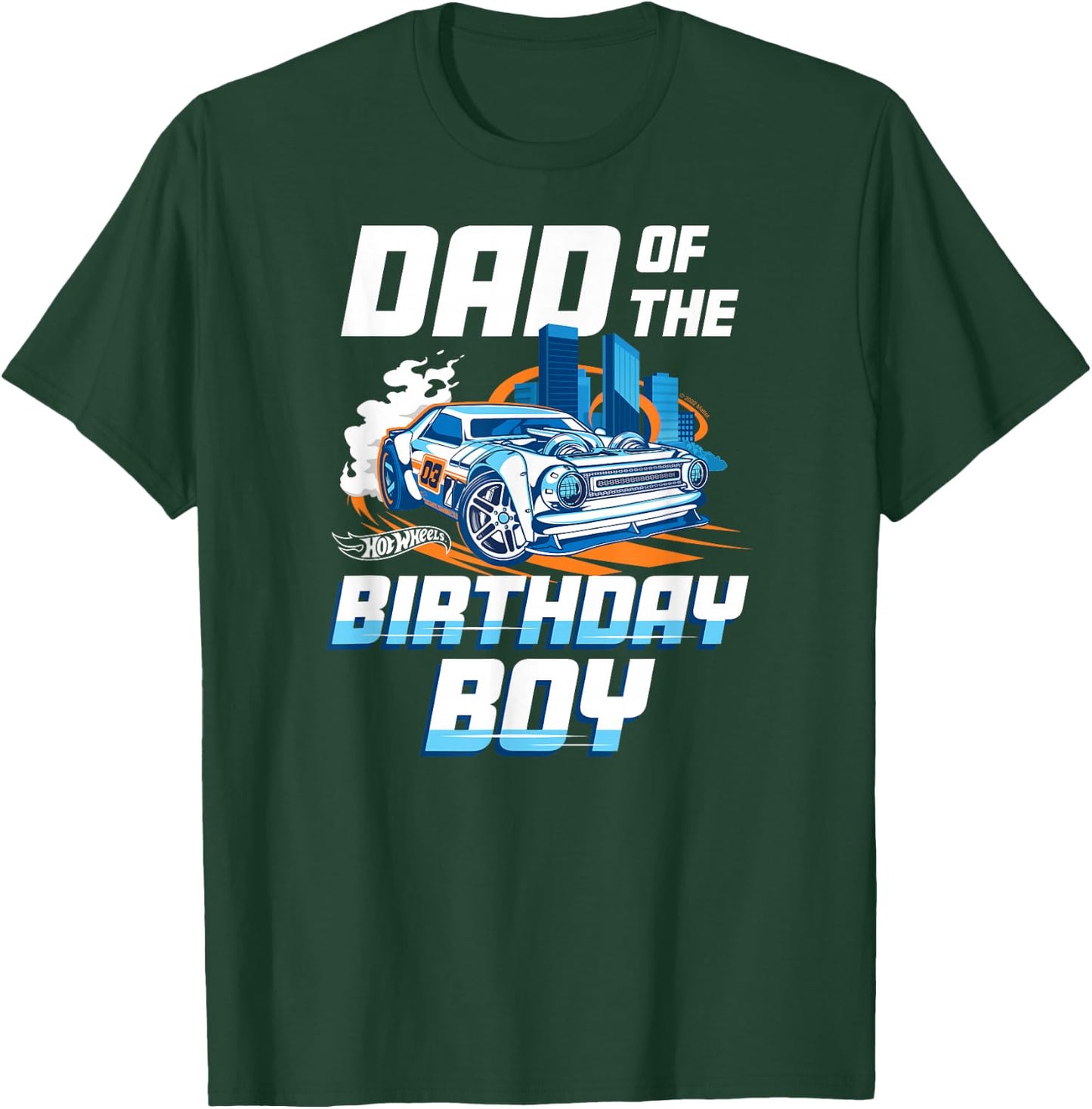 Hot Wheels - Dad Of The Birthday Boy T-Shirt - T-Shirt | Forest