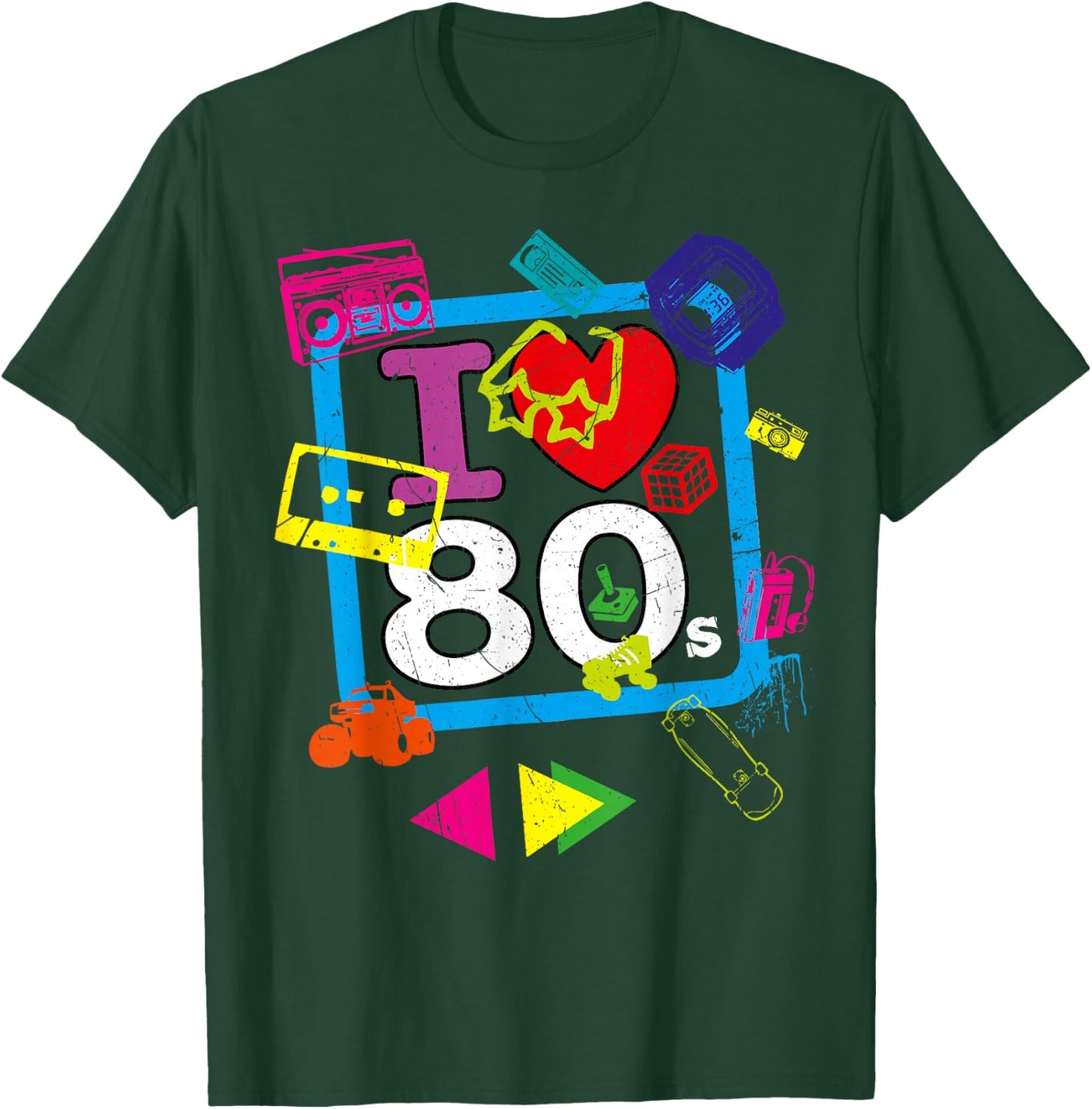 Throwback Outfit | 80s Flashback | Throwback Costume 90s T-Shirt - T-Shirt | Forest