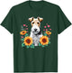 Sunflowers Wire Fox Terrier T-Shirt - T-Shirt | Forest