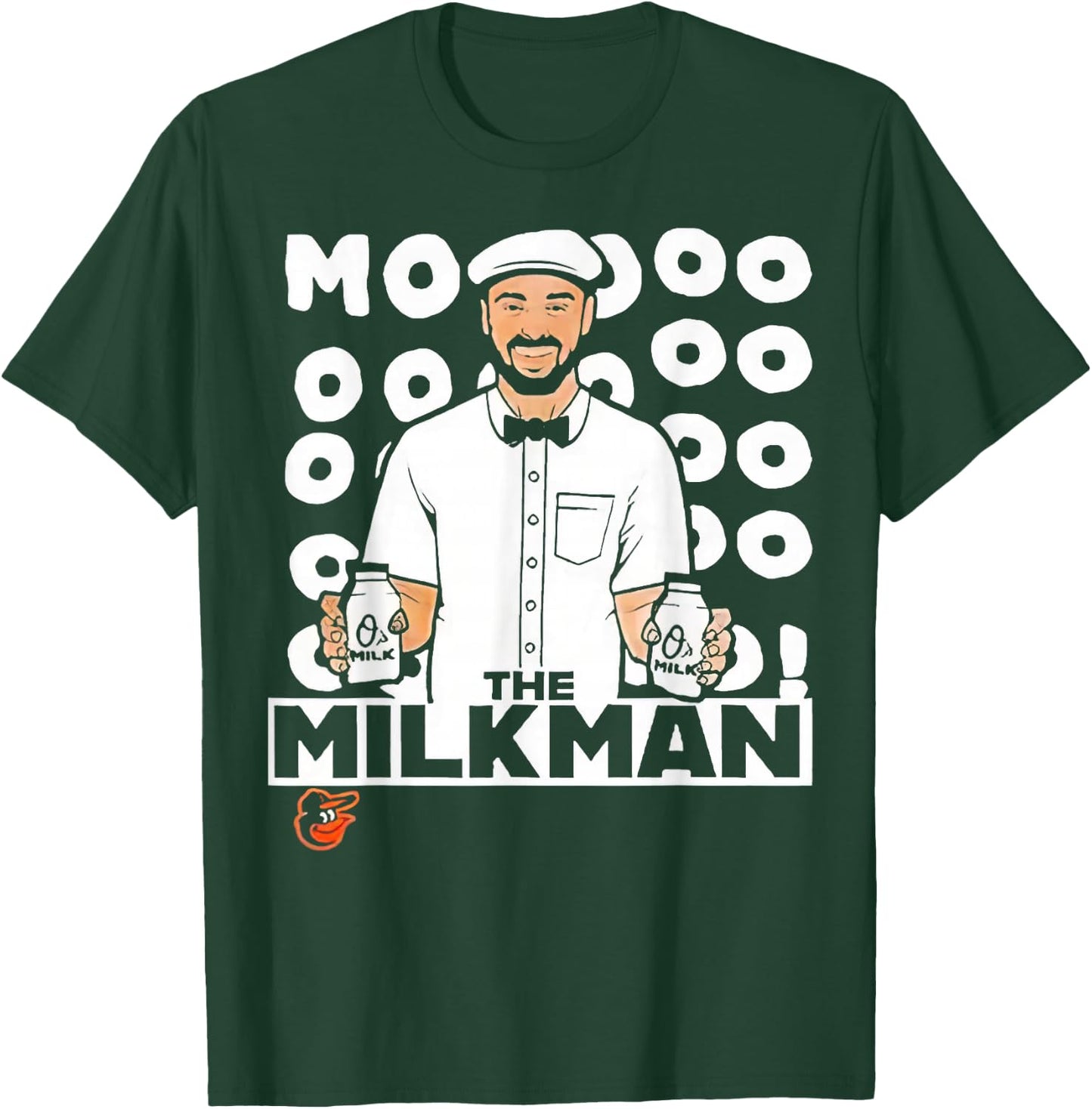 Cowser Moooo The Milkman T-Shirt - T-Shirt | Forest