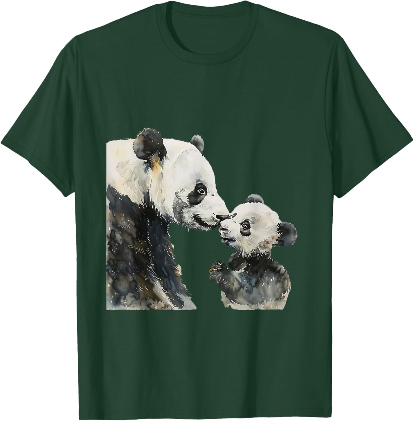 Mama Panda New Mom Mommy For Mothers Day T-Shirt - T-Shirt | Forest