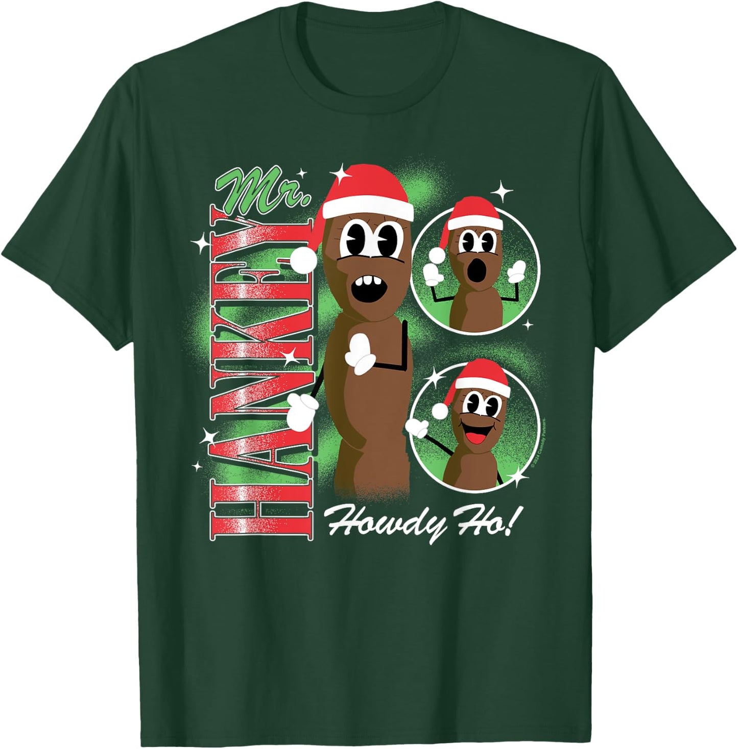 South Park - Christmas Mr. Hankey Howdy Ho Black T-Shirt - T-Shirt | Forest