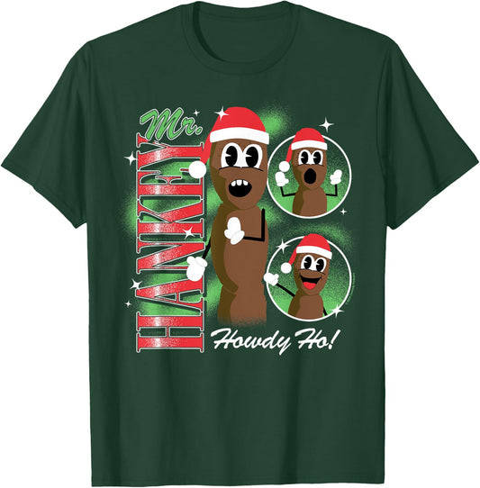 South Park - Christmas Mr. Hankey Howdy Ho Black T-Shirt - T-Shirt | Forest