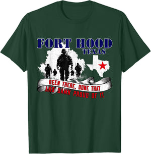 Fort Hood Texas US Military Base Veterans Day T-Shirt - T-Shirt | Forest
