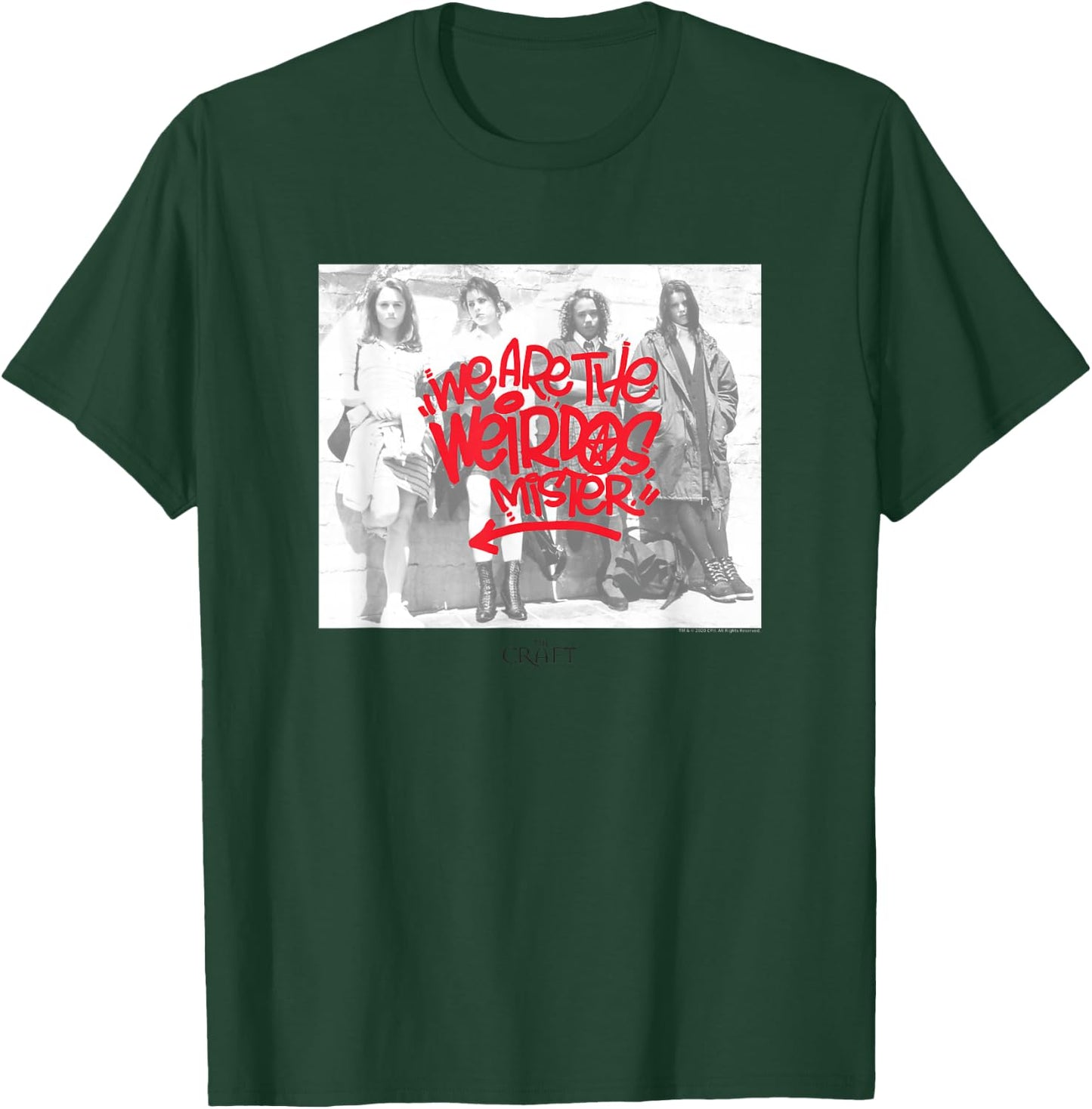 The Craft Weirdos Graffiti 90's Witch Movie T-Shirt - T-Shirt | Forest