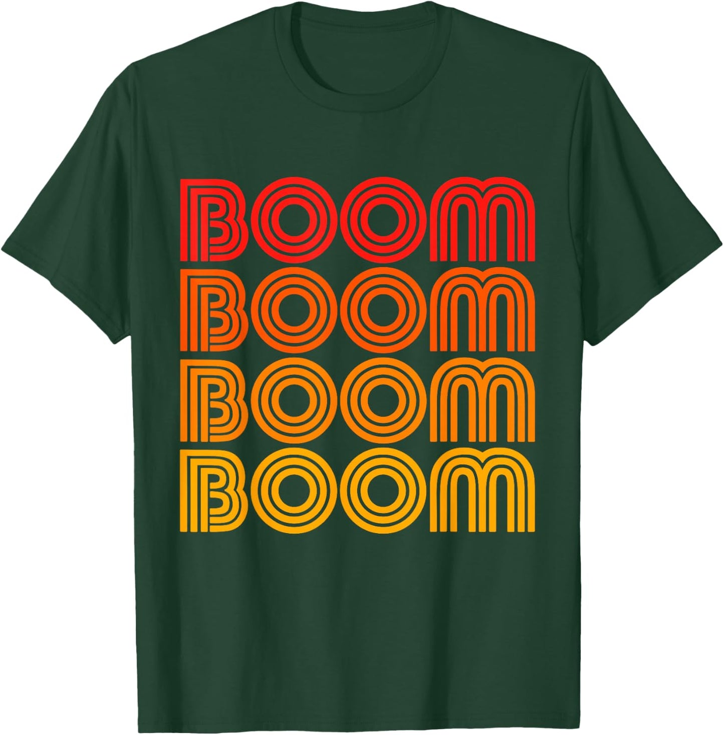 Boom Bam Booom Funny Action Music Box Noise Sound T-Shirt - T-Shirt | Forest