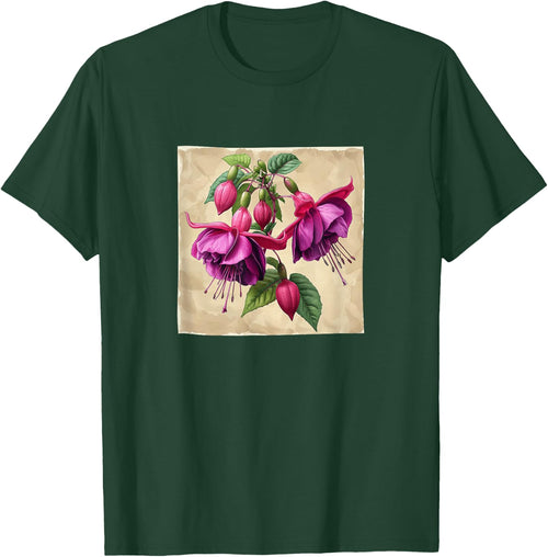Fuchsia Flower Cottagecore Graphic