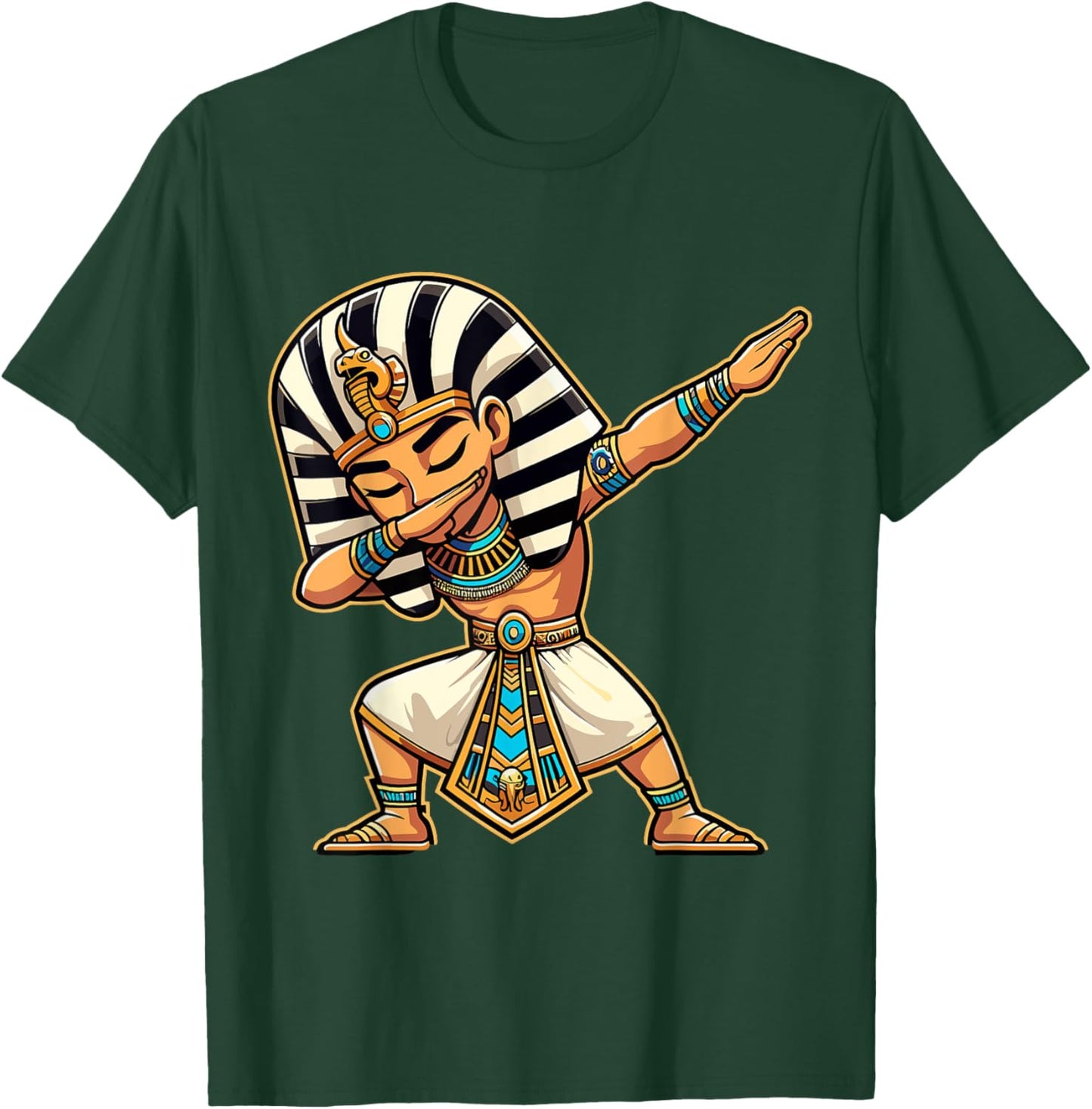 Ancient Egyptian Dabbing Boys Hieroglyphics Egypt Pharaoh T-Shirt - T-Shirt | Forest