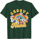 Groovy Nana Rainbow Colorful Flowers Mother's Day T-Shirt - T-Shirt | Forest