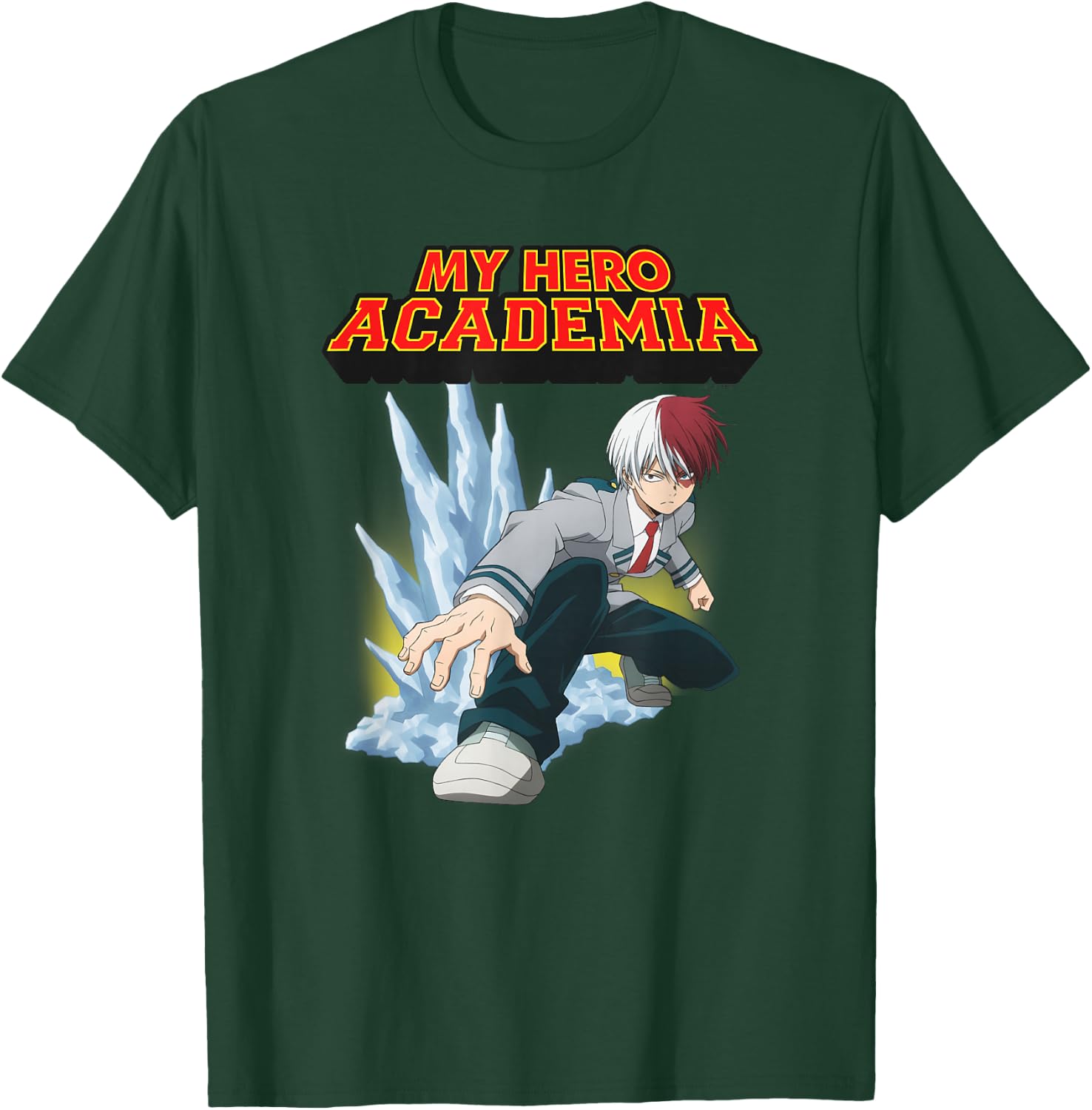 My Hero Academia Shoto Todoroki Half-Cold Half-Hot T-Shirt - T-Shirt | Forest