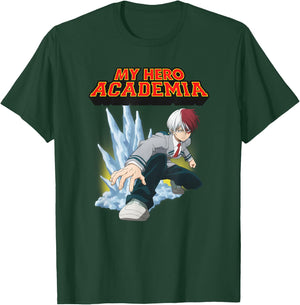 My Hero Academia Shoto Todoroki Half-Cold Half-Hot T-Shirt - T-Shirt | Forest