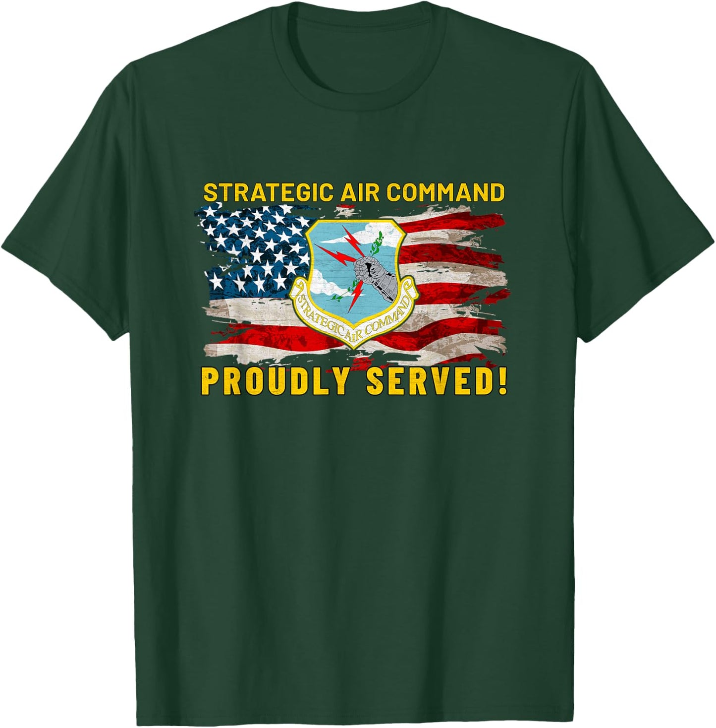 Strategic Air Command SAC US Air Force Vintage Gifts T-Shirt - T-Shirt | Forest