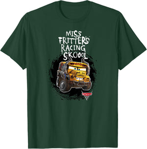 Cars - Miss Fritter's Racing Skoool T-Shirt - T-Shirt | Forest